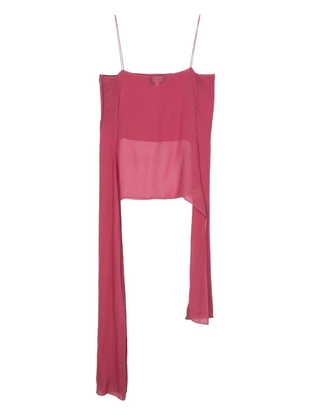 Giorgio Armani Pre-Owned 2000s zijden top - Roze