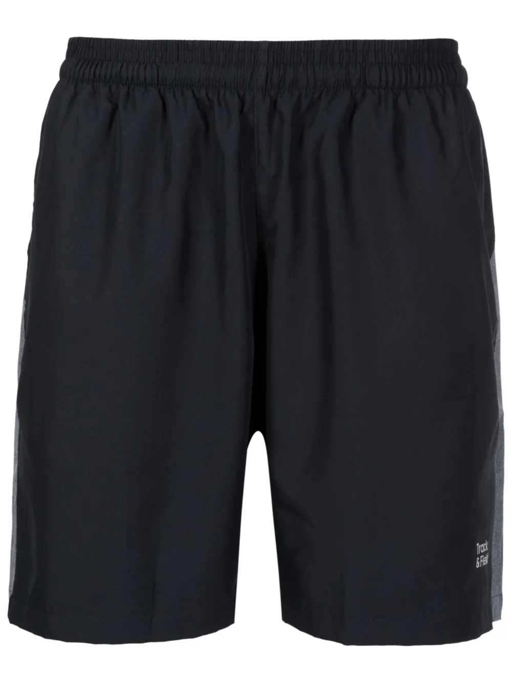 Track & Field Bermuda esportiva com logo | Preto | Image 1