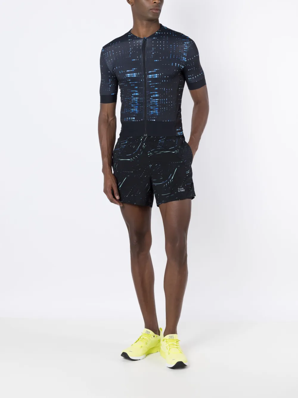 Track & Field Camiseta com zíper e estampa gráfica | Camisetas | Image 2