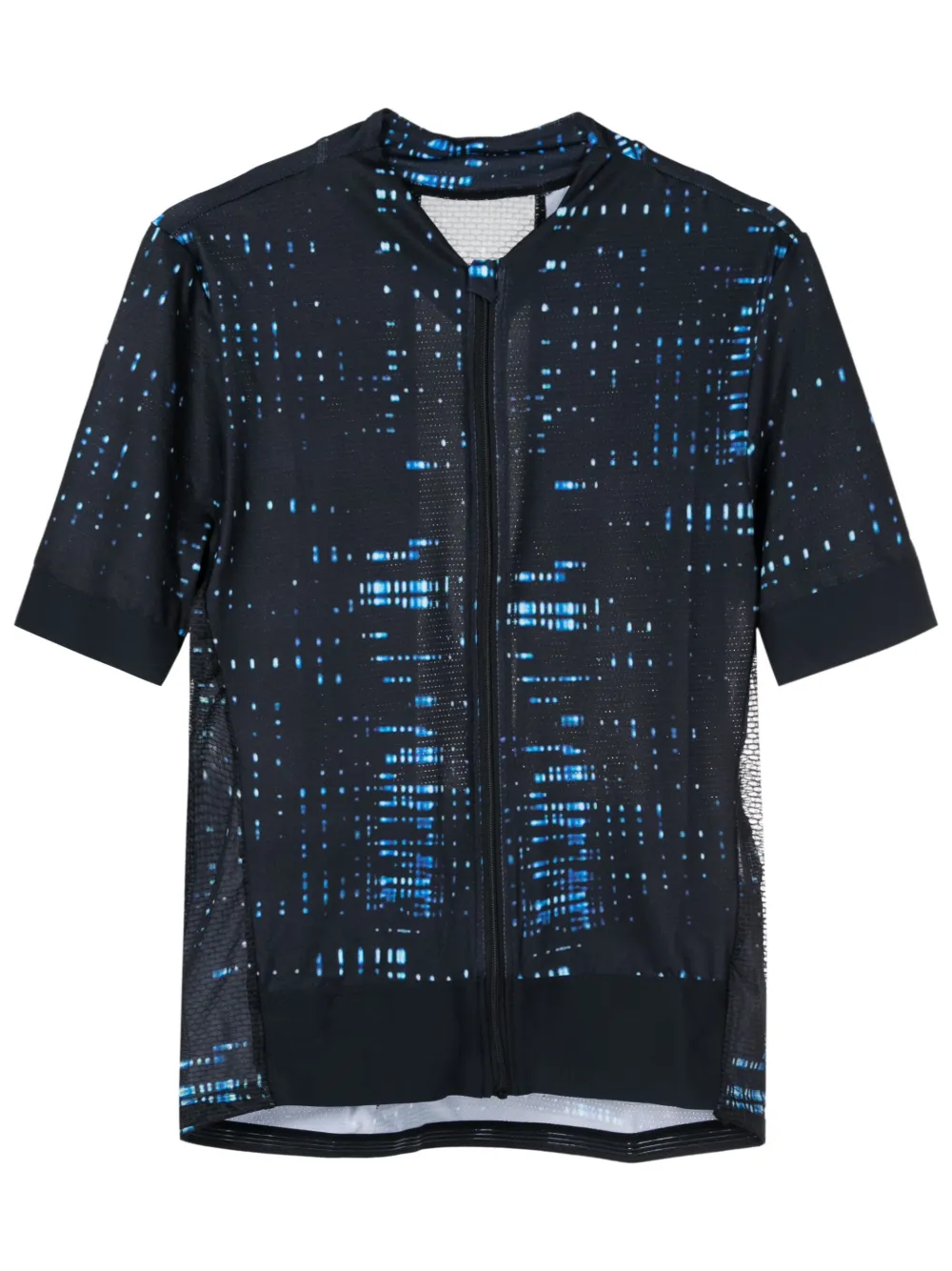 Track & Field Camiseta com zíper e estampa gráfica | Preto | Image 1