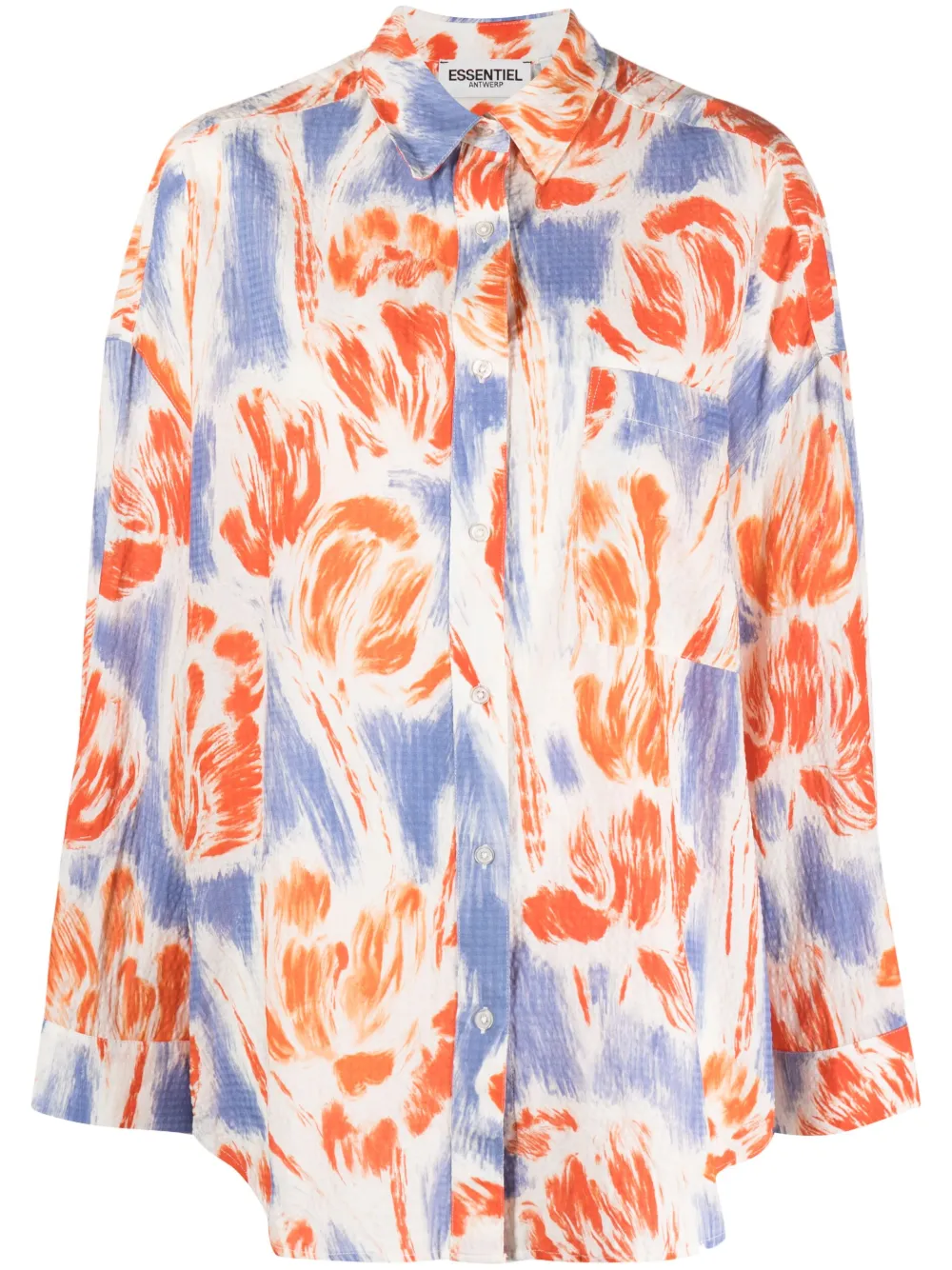 Essentiel Antwerp Damethyst graphic-print shirt