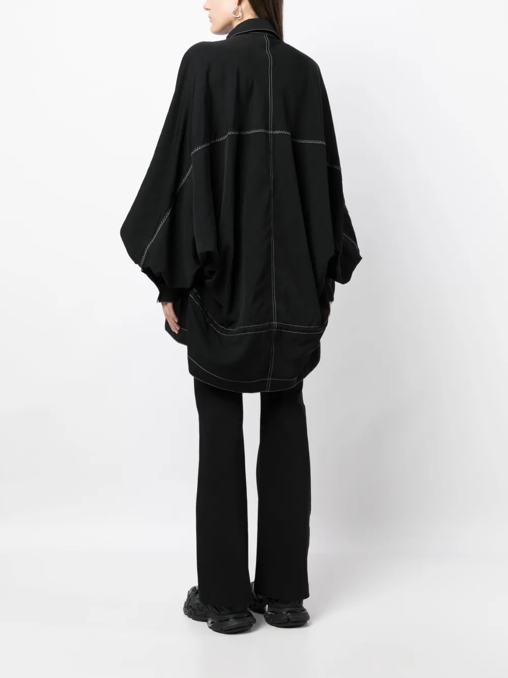 Kiko Kostadinov Contrast stitching Oversize Jacket Farfetch