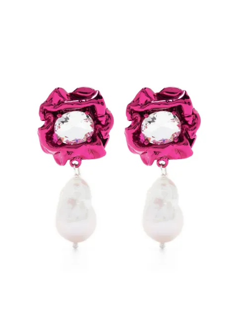 Sterling King Lola peral drop earrings