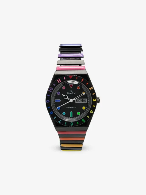 TIMEX Q Rainbow 36mm watch