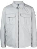 Polo Ralph Lauren logo-patch insulated shirt jacket - Grey