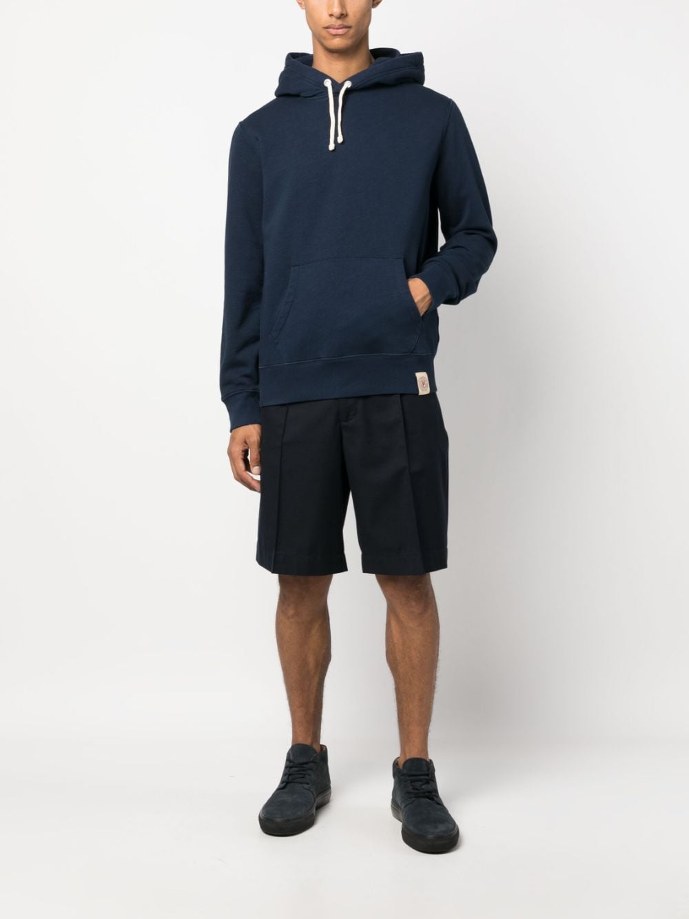 Polo Ralph Lauren logo-patch cotton-blend Hoodie - Farfetch