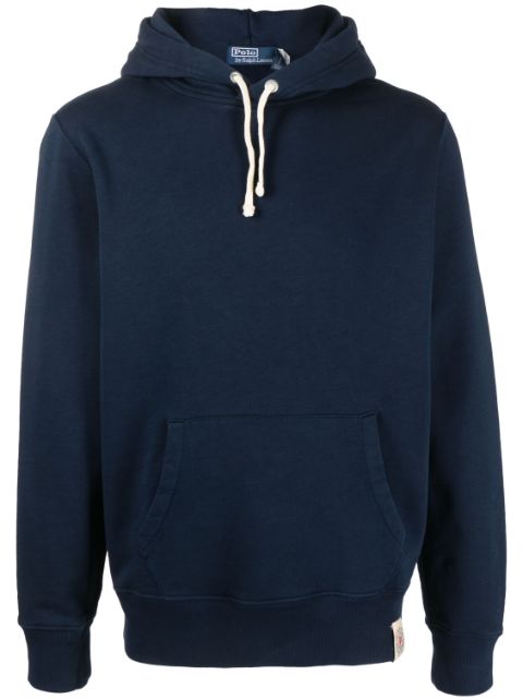 Polo Ralph Lauren logo-patch cotton-blend hoodie Men