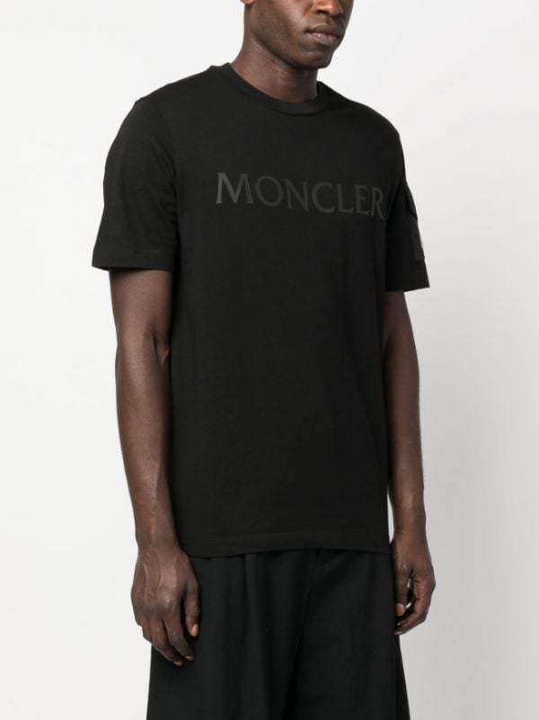 Moncler Men's Logo-Neck T-Shirt