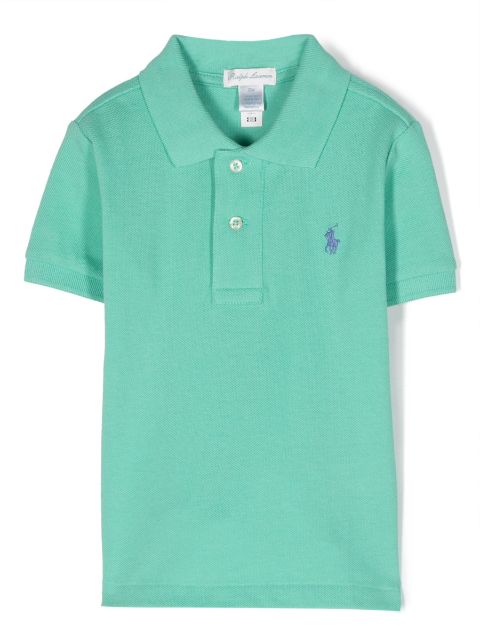 Ralph Lauren Kids logo-embroidered cotton polo shirt