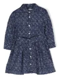 POLO RALPH LAUREN KIDS Louella geometric-print dress - Blue
