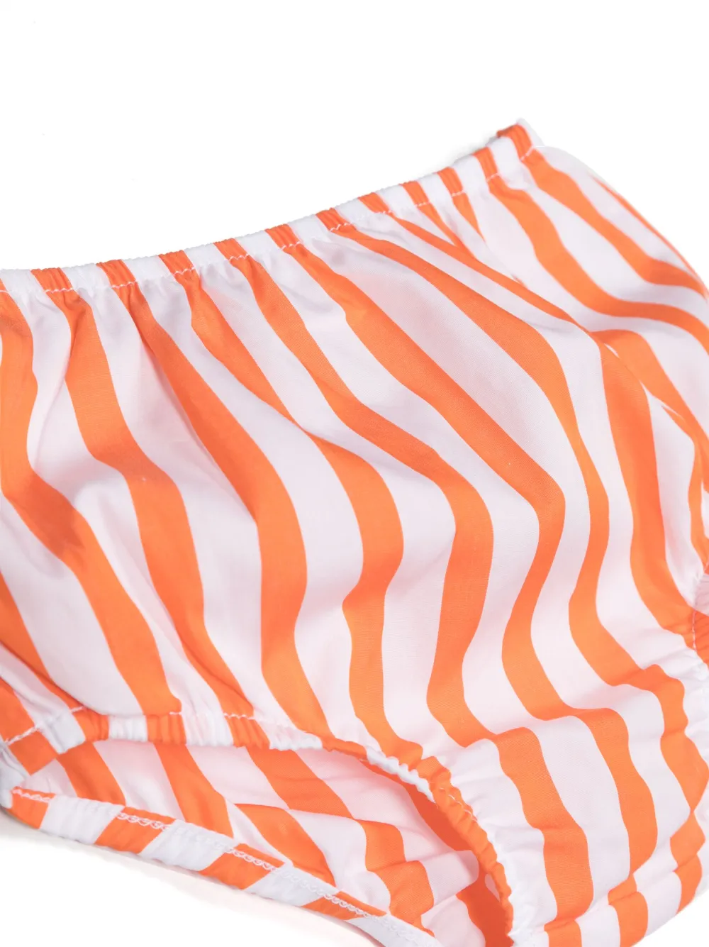 Polo Ralph Lauren Hadlee Striped Dress In Orange