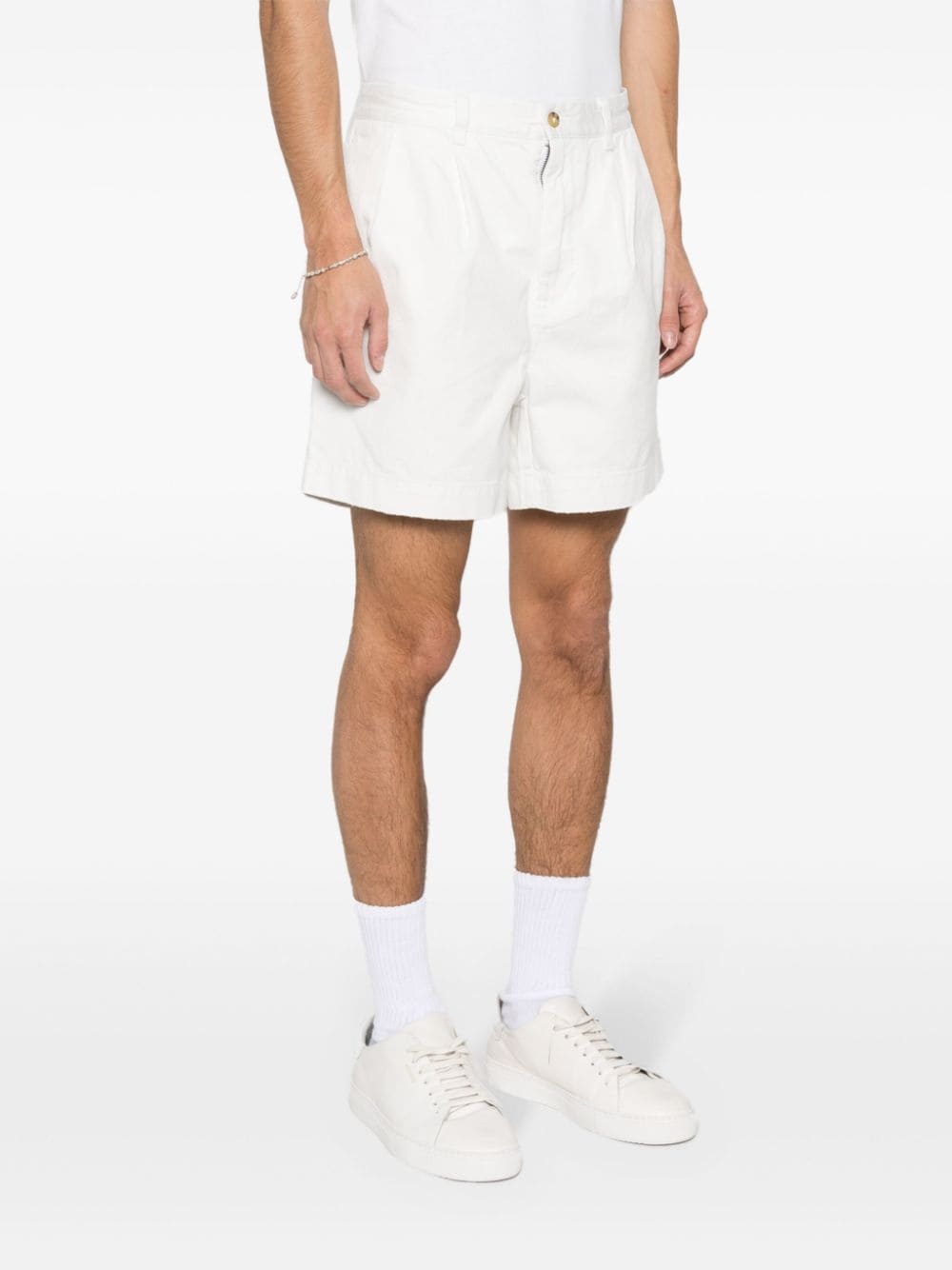 Polo Ralph Lauren Twill shorts met logopatch Wit