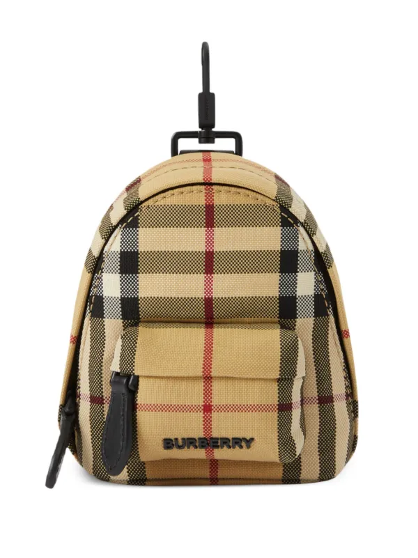 Burberry ヴィンテージチェック バックパック キーチャーム - Farfetch