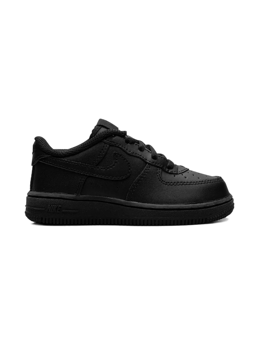 Nike Kids Air Force 1 LE TD Triple Black sneakers - Zwart