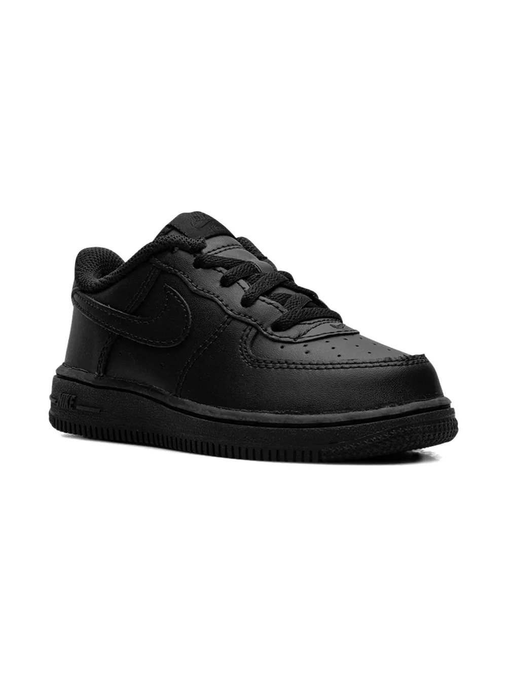 Nike Kids Air Force 1 LE TD "Triple Black" sneakers Zwart