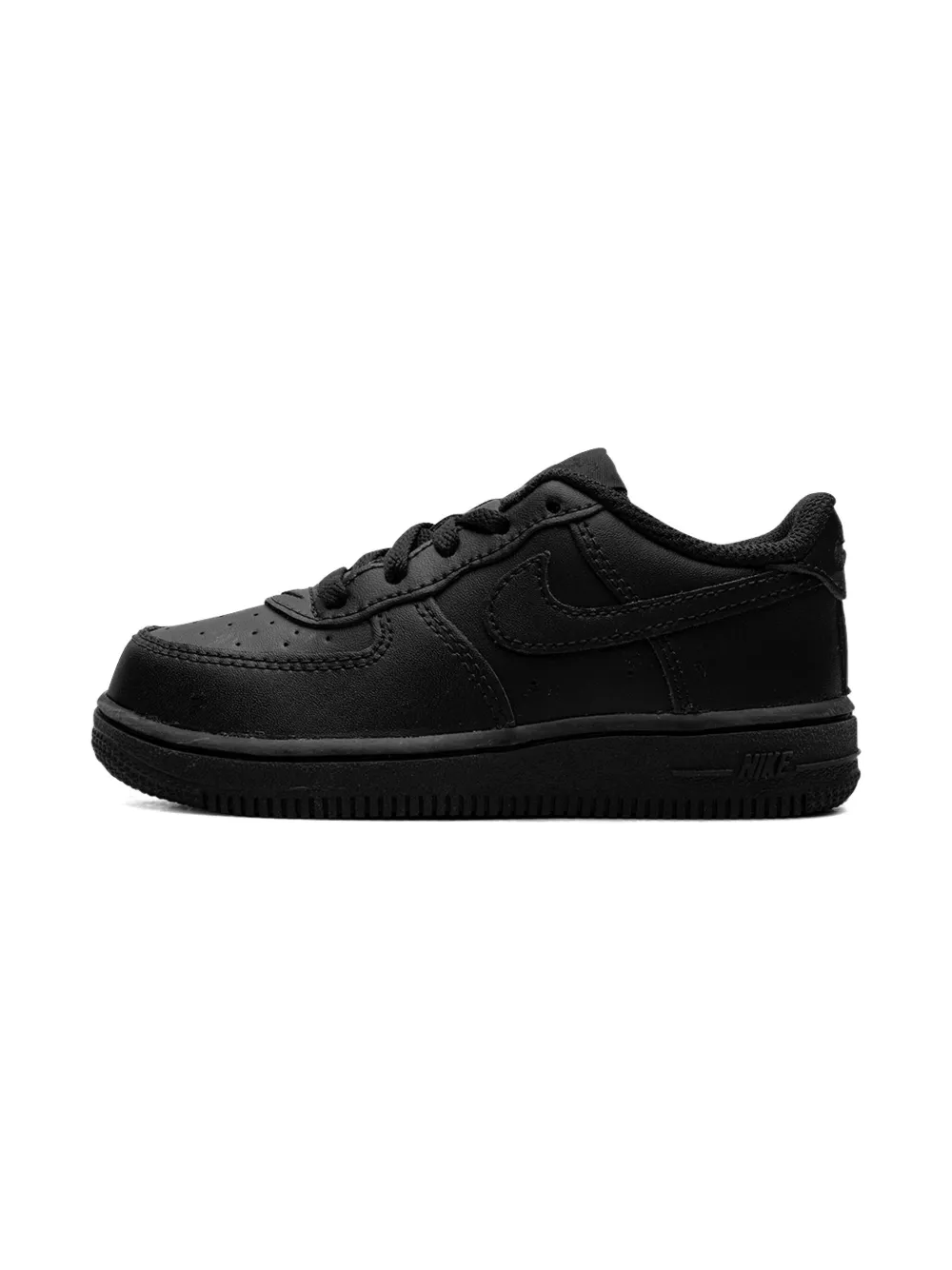 Nike Kids Air Force 1 LE TD "Triple Black" sneakers