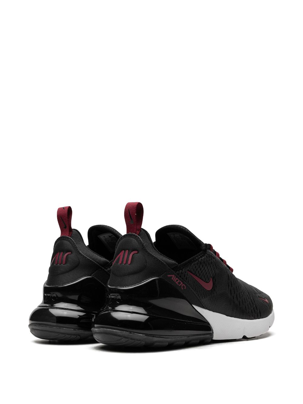 Shop Nike Air Max 270 "anthracite/team Red" Sneakers In Black