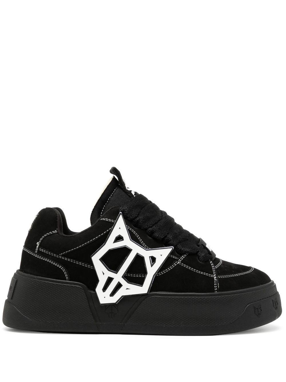 NAKED WOLFE KOSA MIDNIGHT LOW-TOP SNEAKERS