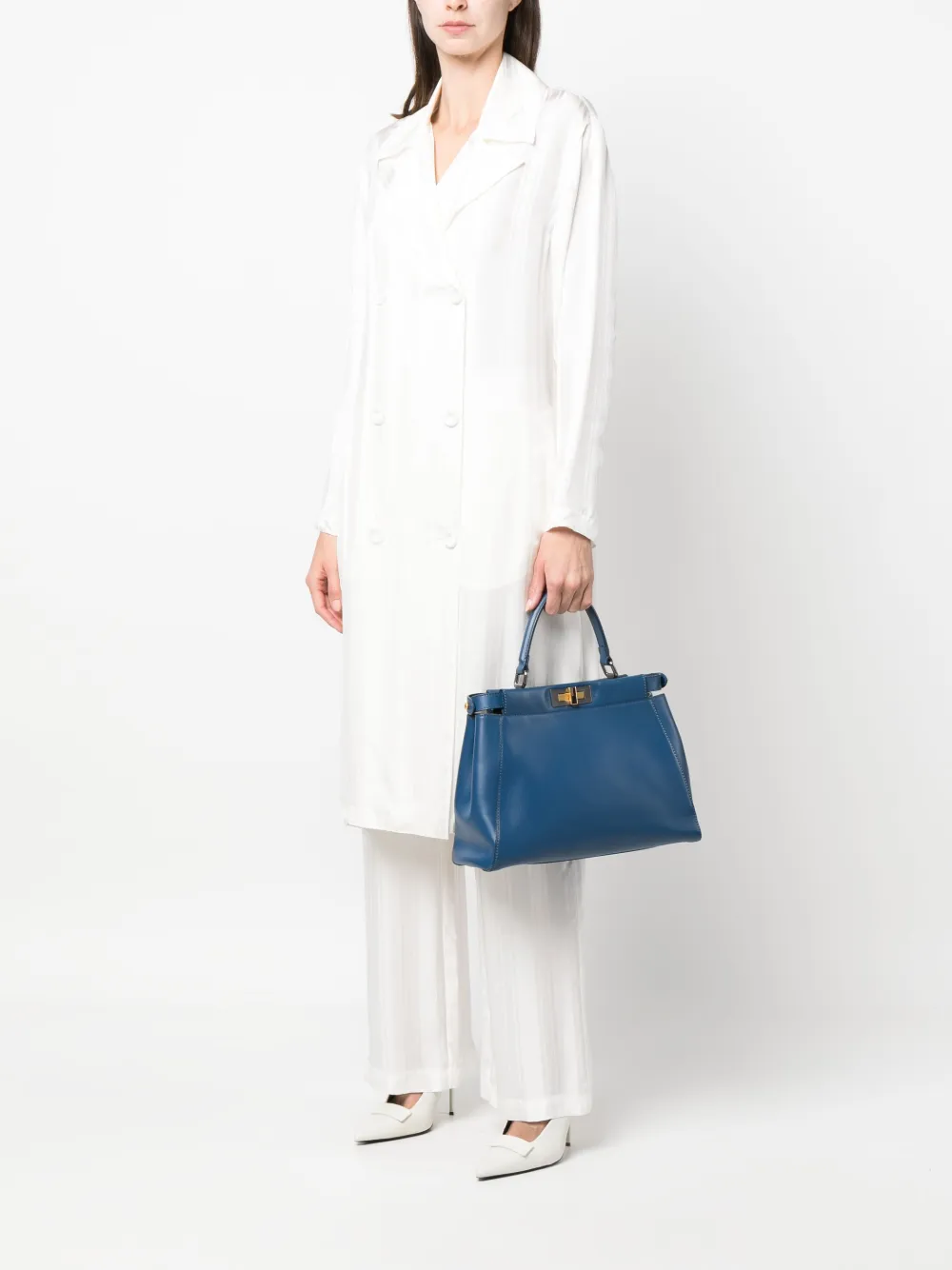 Fendi Pre-Owned Peekaboo shopper - Blauw