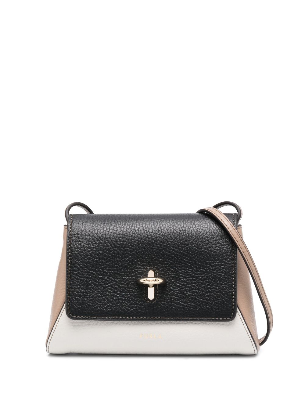 Furla logo-print Leather Crossbody Bag - Farfetch