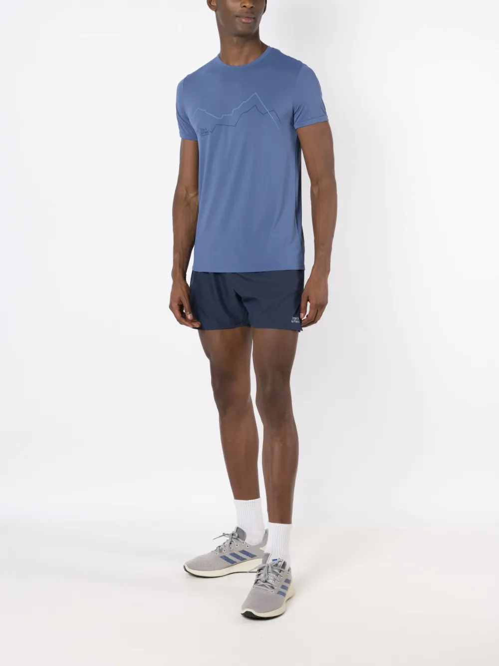 Track & Field Bermuda esportiva com logo | Short de corrida | Image 2