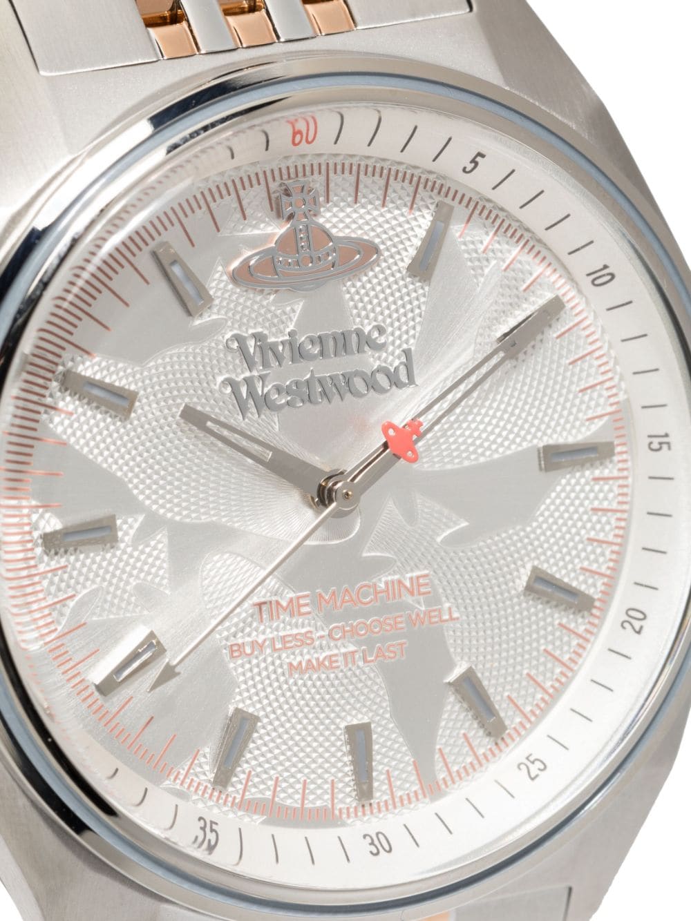 Shop Vivienne Westwood Lady Sydenham Stainless-steel Watch In Silver