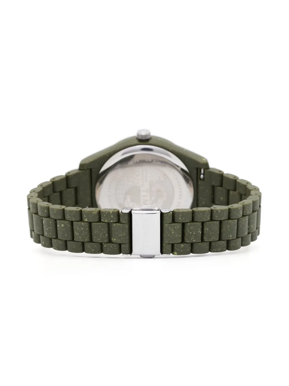 Timex Mens Legacy Ocean Olive Case And Bracelet With Black Dial In Black