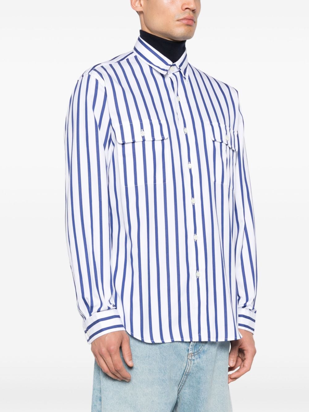 Polo Ralph Lauren Gestreept overhemd Wit