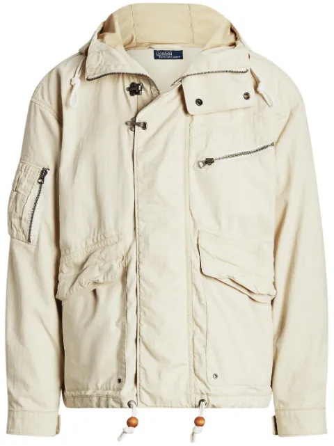 Polo Ralph Lauren multi-pocket hooded cotton jacket