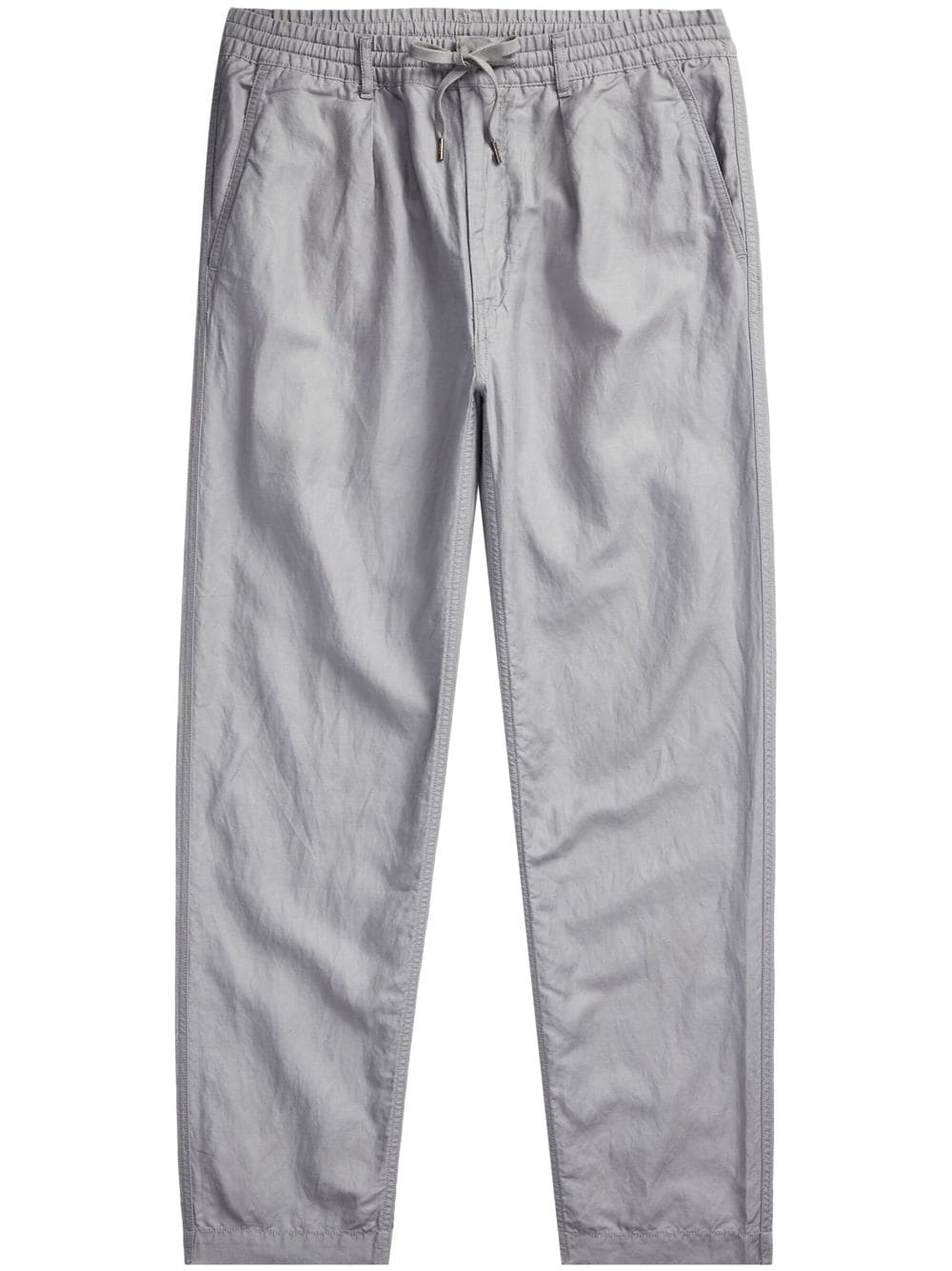 Polo Ralph Lauren Straight-leg Drawstring Trousers In Grey