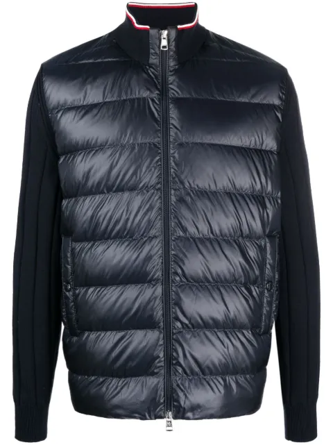 Moncler chamarra capitonada en la parte delantera