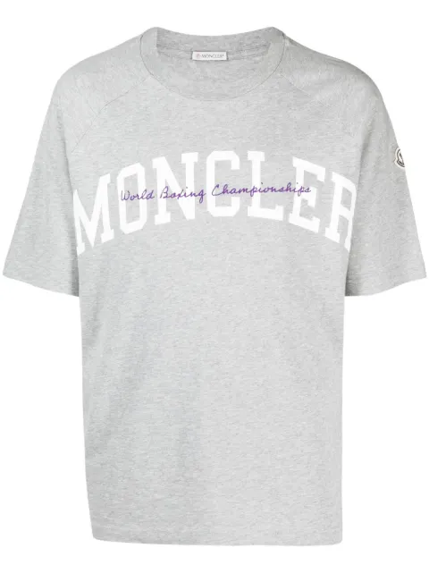 Moncler logo-print cotton T-shirt
