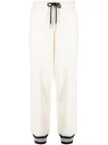 Moncler striped-trim track pants - White