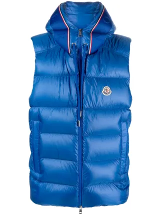 Moncler Quilted Hooded Down Gilet - Farfetch