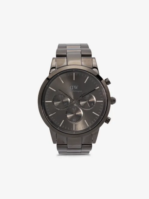 Daniel Wellington reloj Iconic Chronograph Link de 42mm