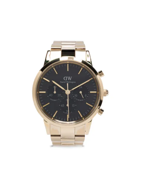Daniel Wellington reloj Iconic Chronograph Link de 42mm