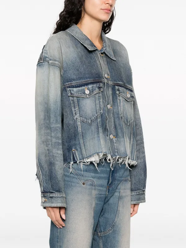 Balenciaga women's hot sale denim jacket