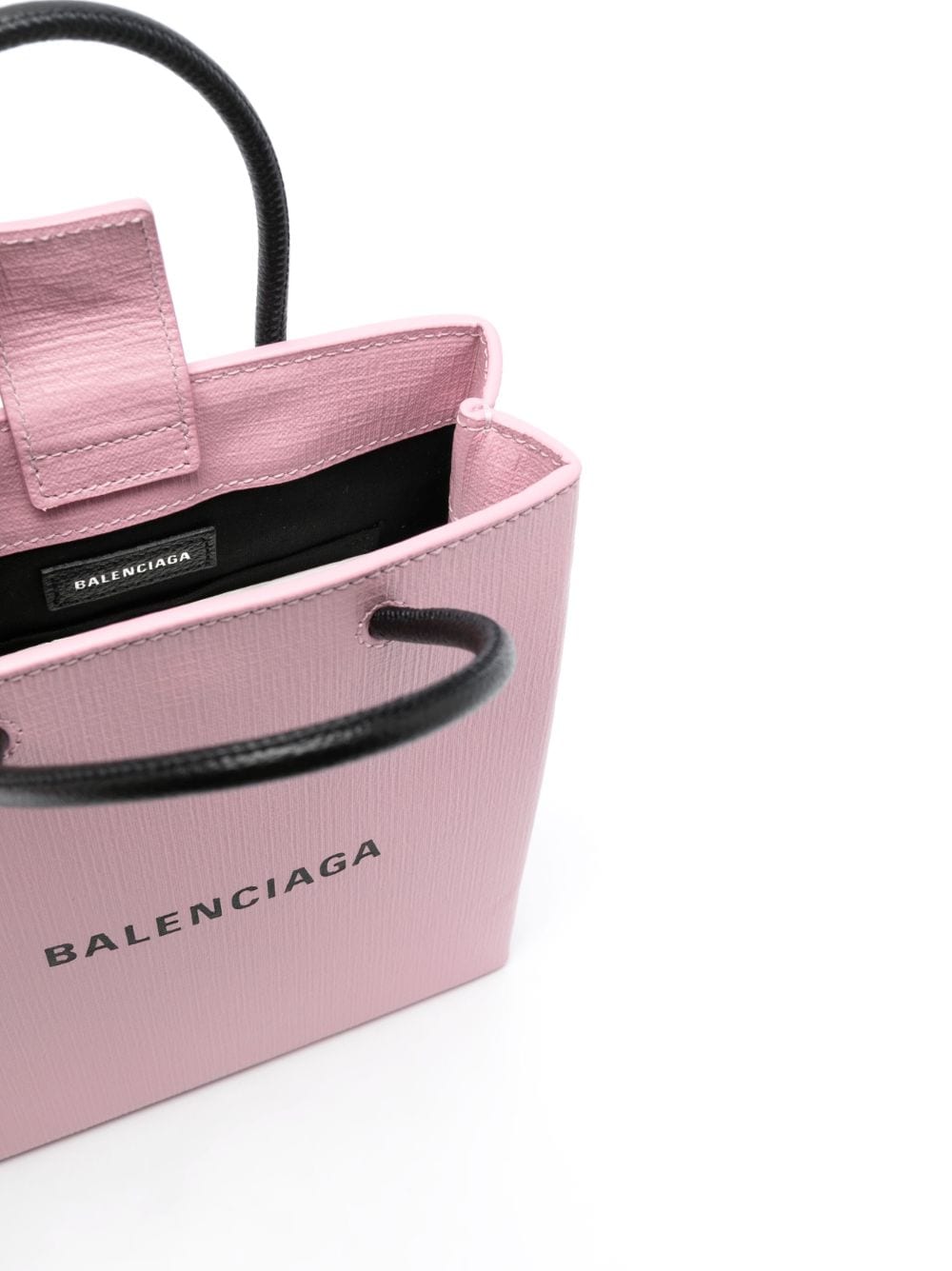 Shop Balenciaga Shopping Logo-print Tote Bag In Pink