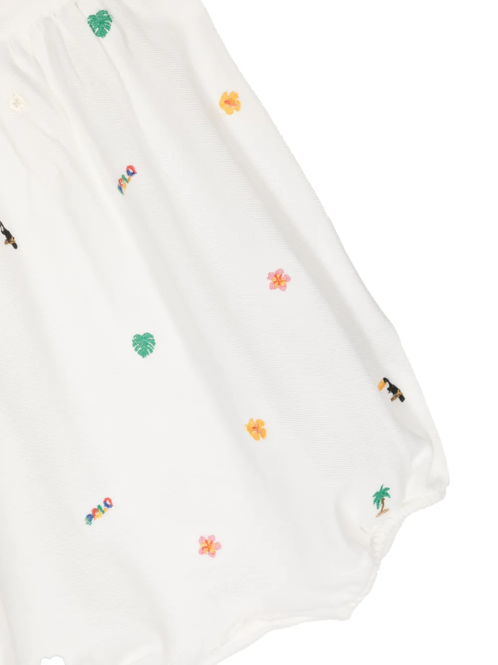 POLO RALPH LAUREN TROPICAL-EMBROIDERED COTTON SHORTIES