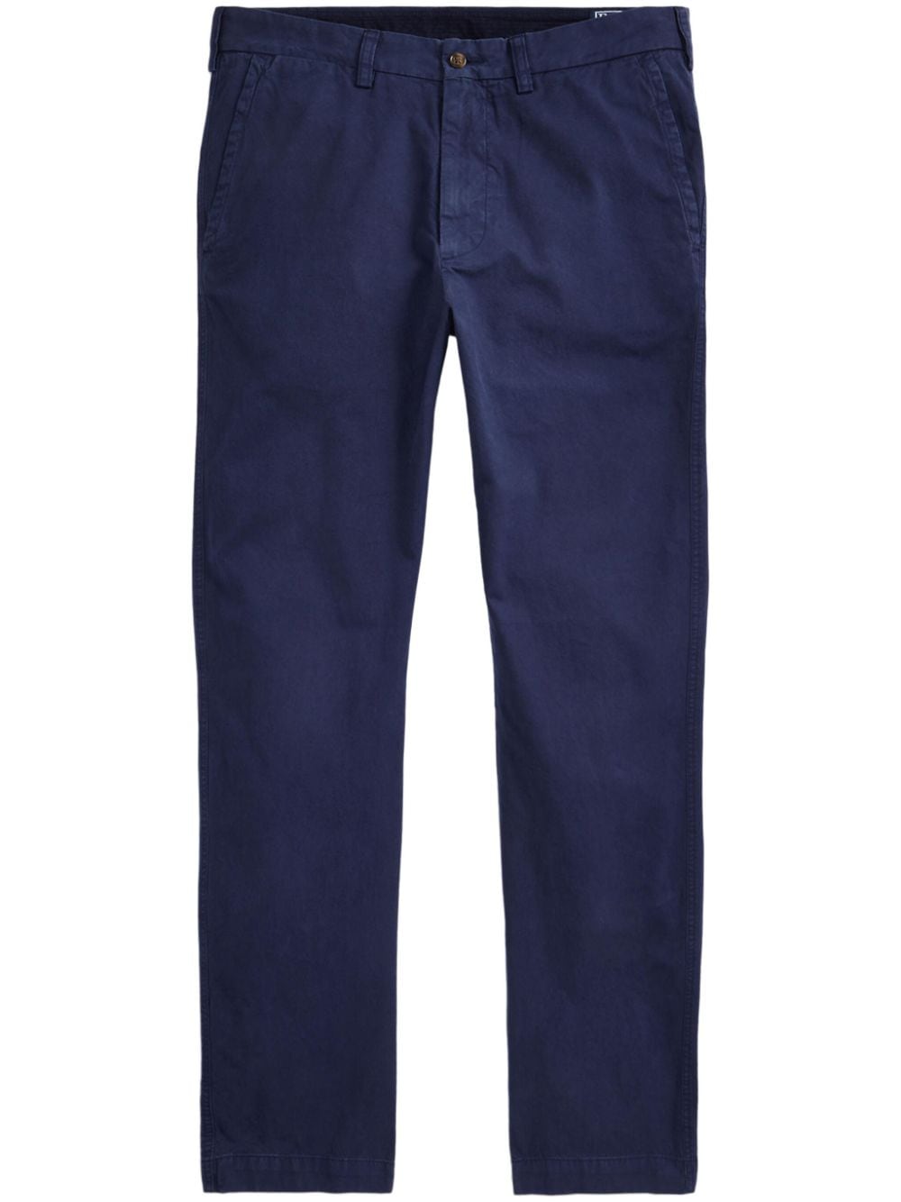 Polo Ralph Lauren Prepster Straight-leg Mid-rise Linen And Cotton-blend Trousers In Newport Navy