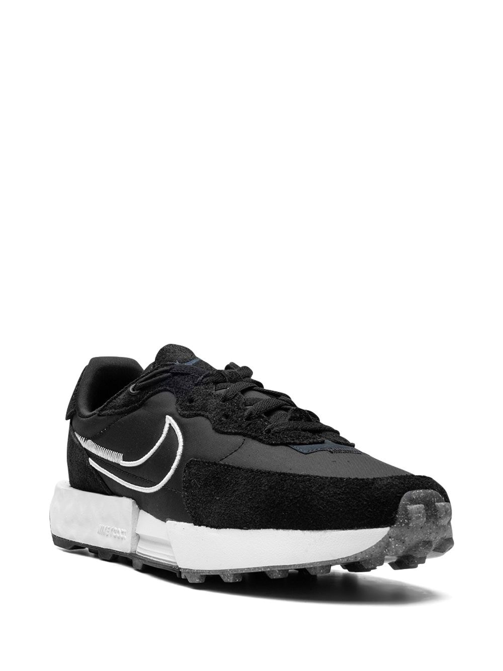 Shop Nike Fontanka Waffle "gum" Sneakers In Black