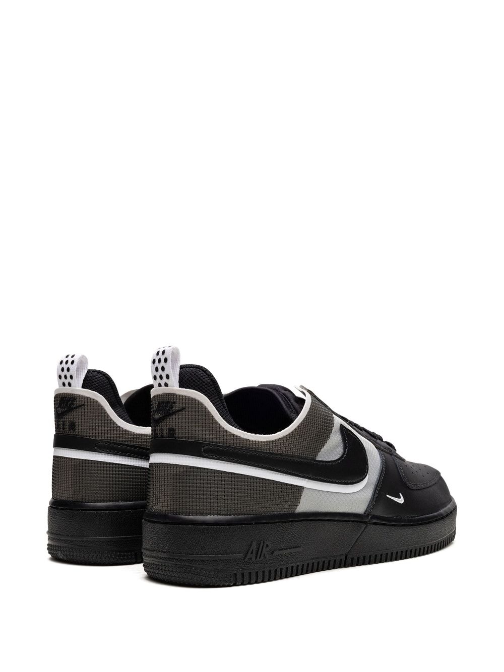 Shop Nike Air Force 1 React "black/white" Sneakers