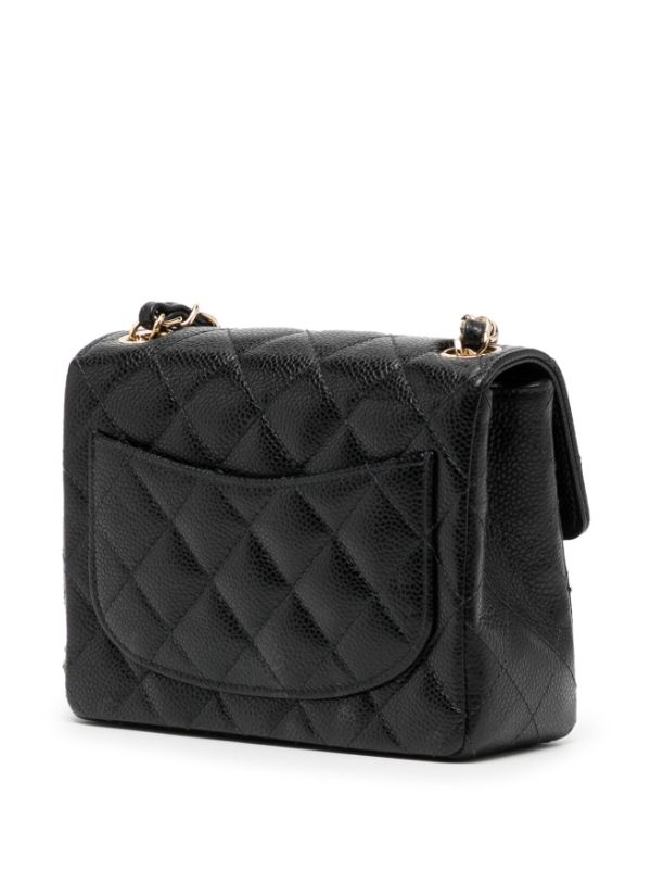 CHANEL Pre-Owned 2003 Diamond-Quilted Mini Shoulder Bag - Black for Women