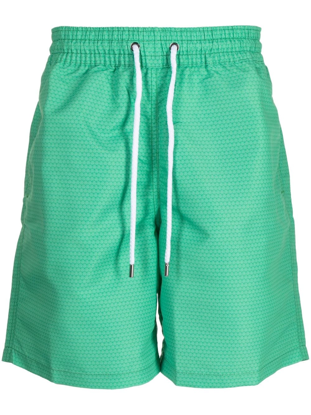 Frescobol Carioca Drawstring-waist Swim Shorts In Green