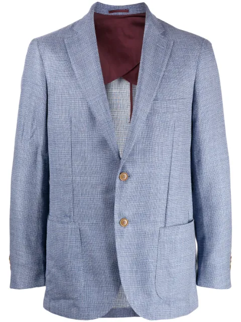 Luciano Barbera notched-lapels wool-blend blazer