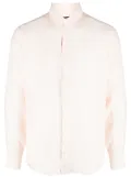 Frescobol Carioca long-sleeved linen shirt - Pink