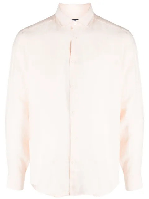 Frescobol Carioca long-sleeved linen shirt