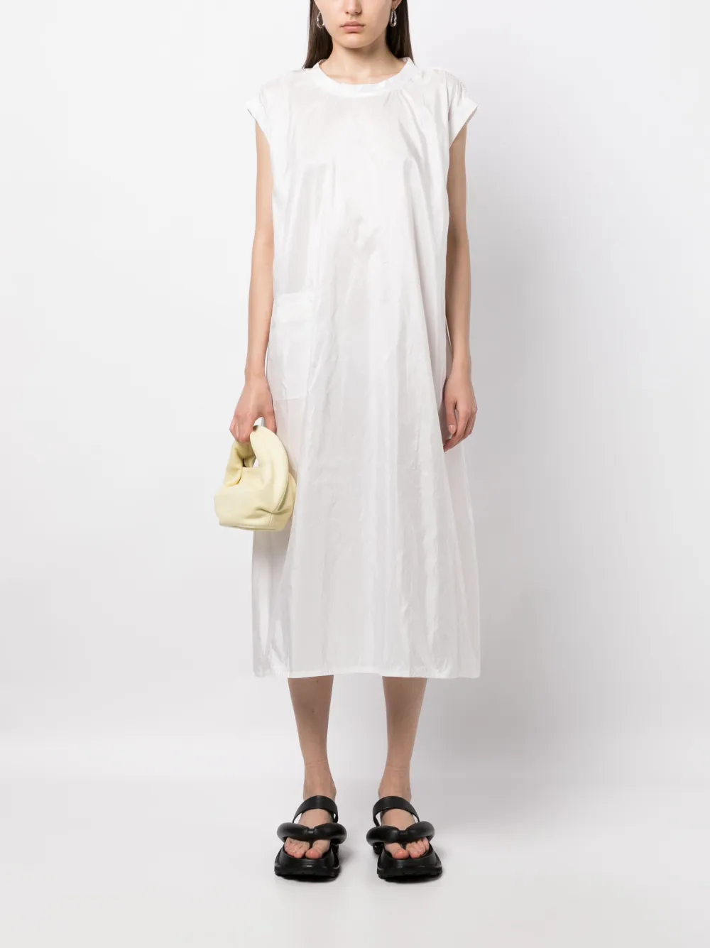 Sofie D'hoore midi flared dress - Wit