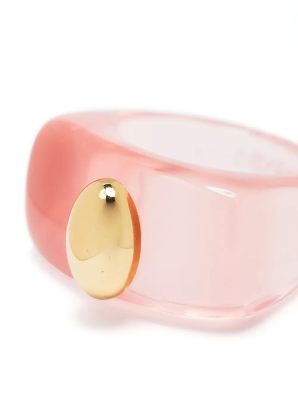 LA MANSO Transparent rectangleshape Ring Farfetch