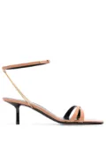 Saint Laurent Melody ankle-strap sandals - Brown